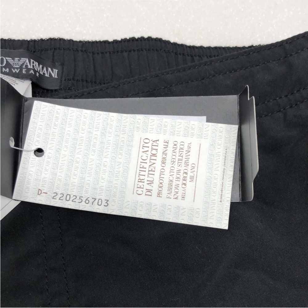 Giorgio Emporio Armani Swim Boxer Brief Black Trunks Men’s Size 54 US 38 2XL - Picture 7 of 11